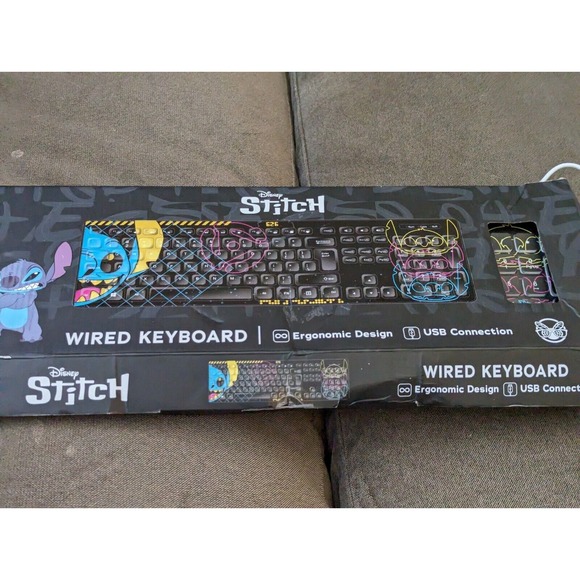Culturefly Disney Lilo Stitch Wired Soft Touch Keyboard Computer - Picture 9 of 9